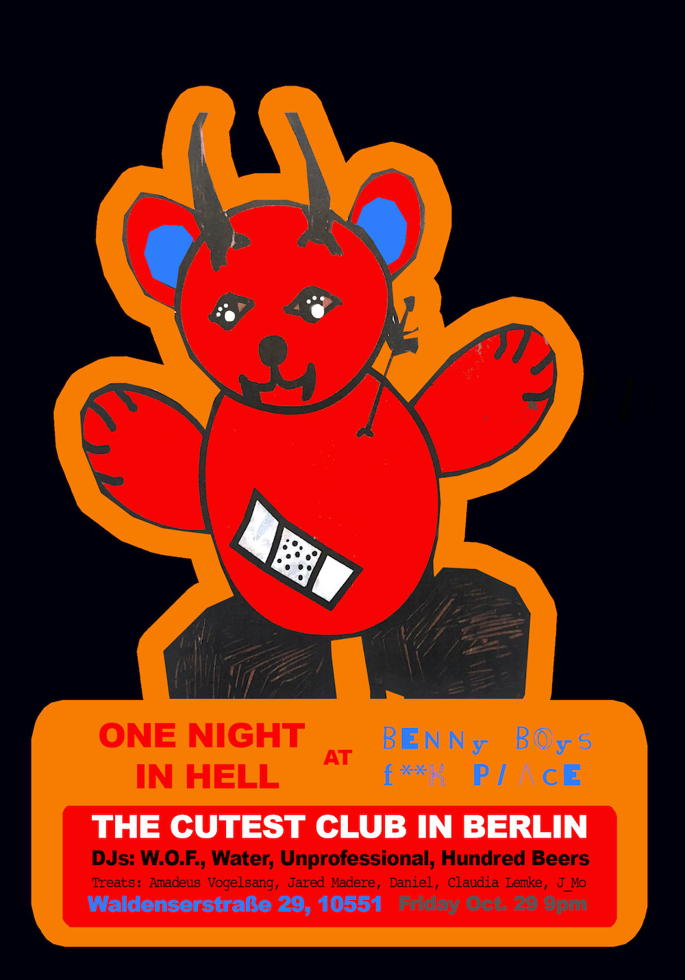 One Night in Hell, Jared Madere Amadeus Vogelsang